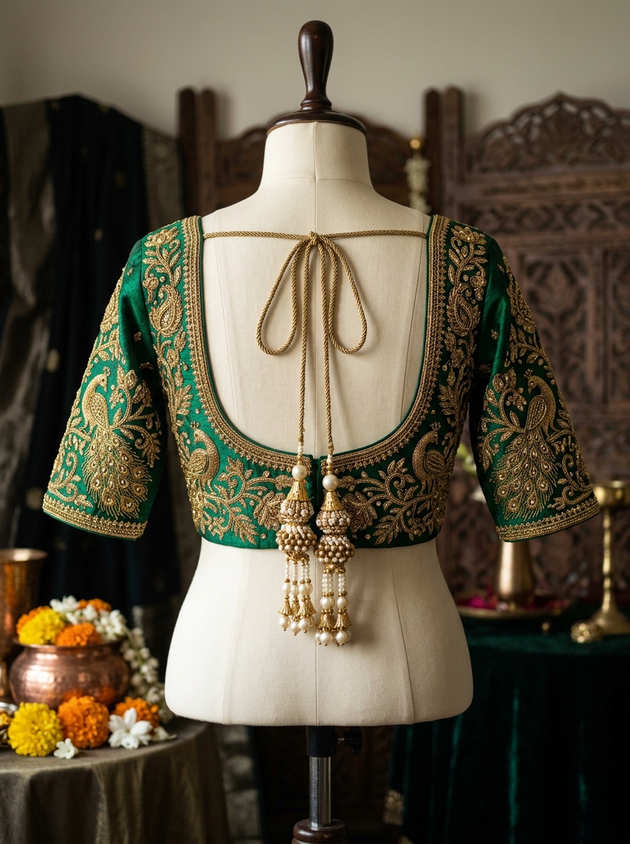 Sutrakale Designer Blouses — Maggam Work & Royal Motifs